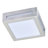 Светильник Ecola 3082W GX53 220В 10Вт Квадрат IP65 Cерый картинка 